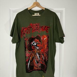 Your Worst Nightmare/Nightmare on Elm Street/Freddy Krueger Green Graphic Shirt